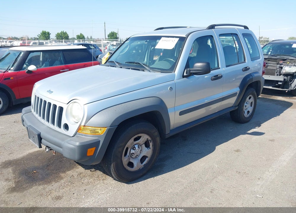 2007 JEEP LIBERTY SPORT VIN: 1J4GL48K77W646947