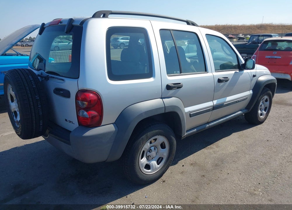2007 JEEP LIBERTY SPORT VIN: 1J4GL48K77W646947