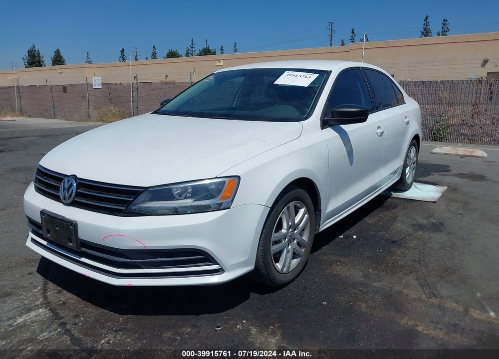 2015 VOLKSWAGEN JETTA 2.0L S VIN: 3VW2K7AJ9FM217844