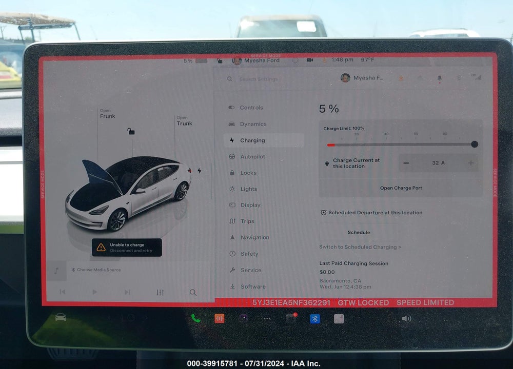 2022 TESLA MODEL 3 REAR-WHEEL DRIVE VIN: 5YJ3E1EA5NF362291