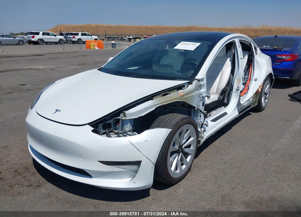 2022 TESLA MODEL 3 REAR-WHEEL DRIVE VIN: 5YJ3E1EA5NF362291