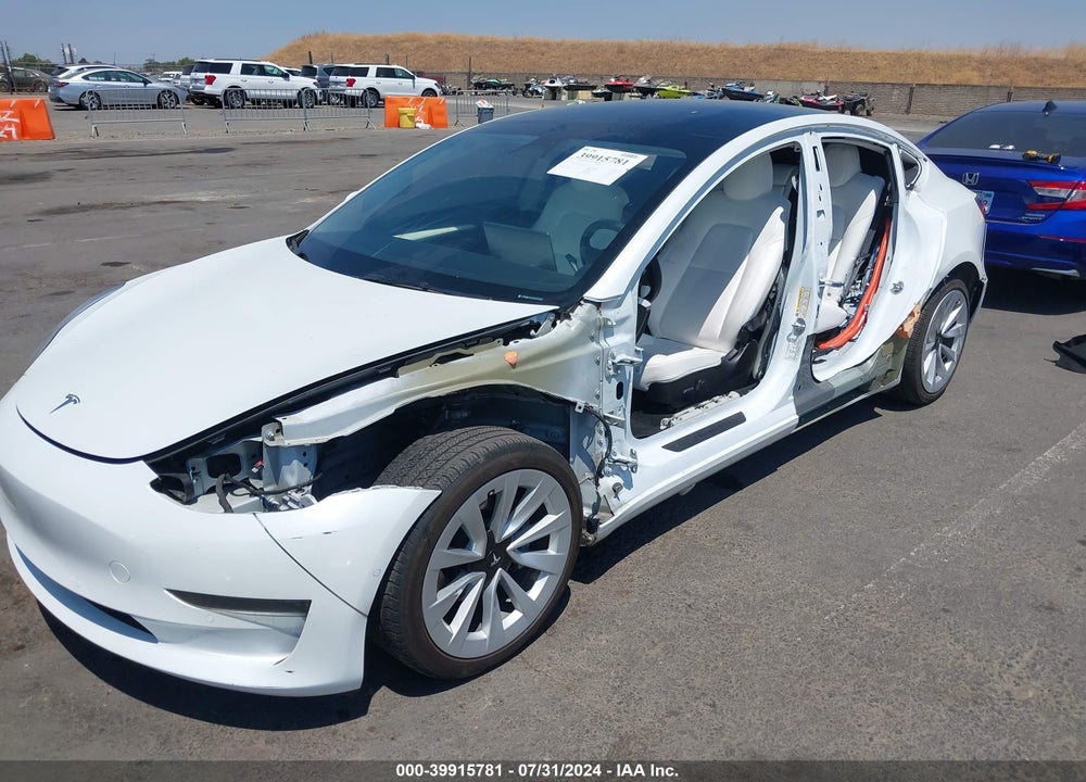 2022 TESLA MODEL 3 REAR-WHEEL DRIVE VIN: 5YJ3E1EA5NF362291