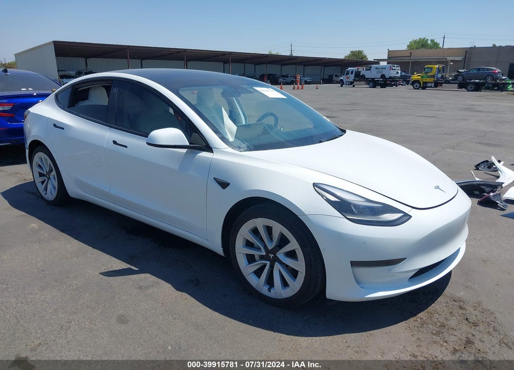 2022 TESLA MODEL 3 REAR-WHEEL DRIVE VIN: 5YJ3E1EA5NF362291