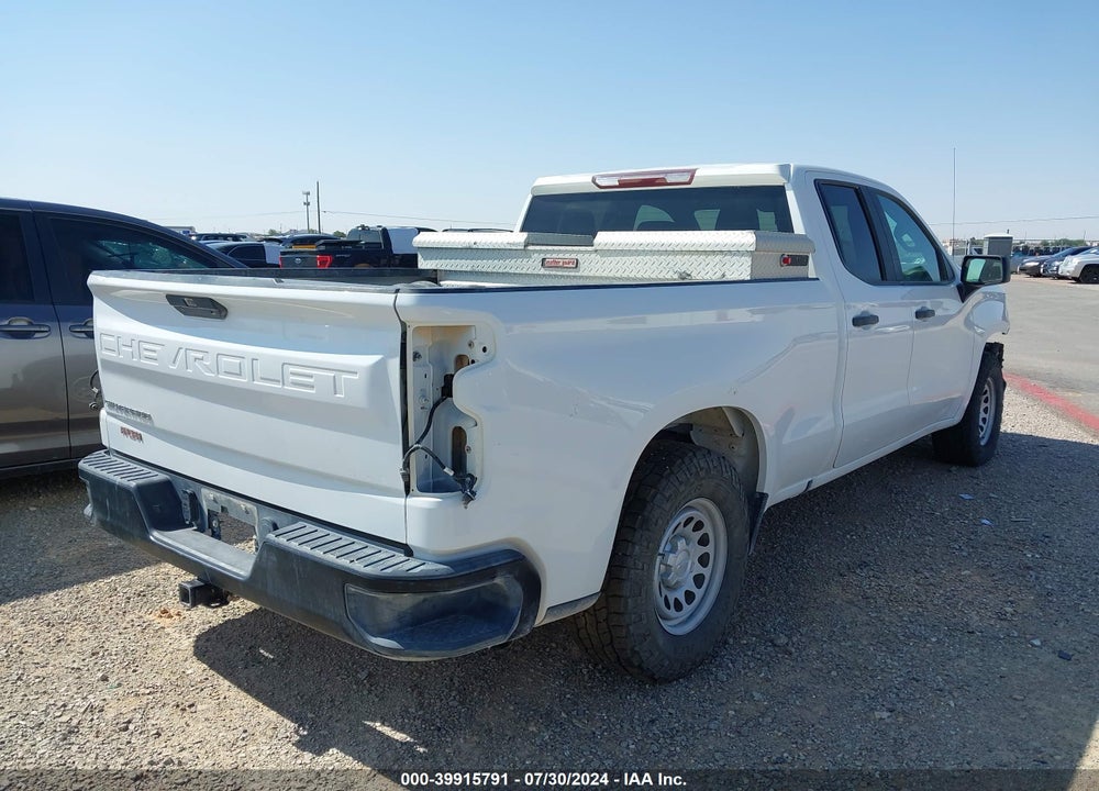 2020 CHEVROLET SILVERADO 1500 4WD DOUBLE CAB STANDARD BED WT VIN: 1GCRYAEF7LZ101779