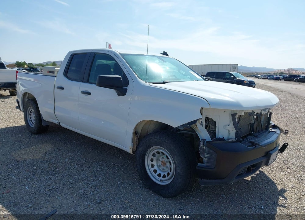 2020 CHEVROLET SILVERADO 1500 4WD DOUBLE CAB STANDARD BED WT VIN: 1GCRYAEF7LZ101779
