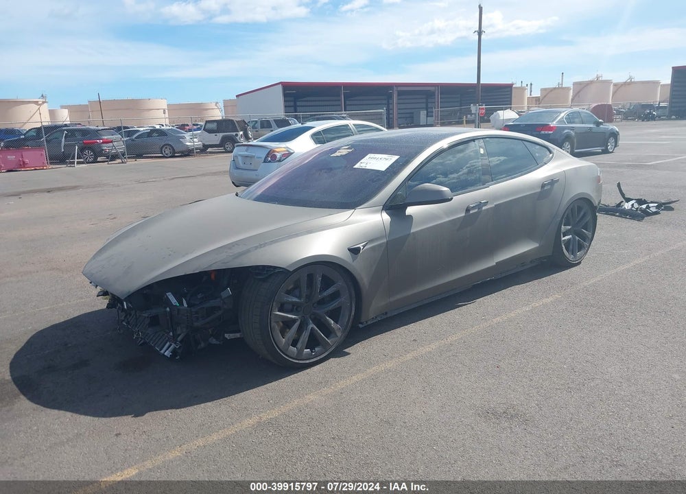 2021 TESLA MODEL S PLAID TRI MOTOR ALL-WHEEL DRIVE VIN: 5YJSA1E6XMF440873