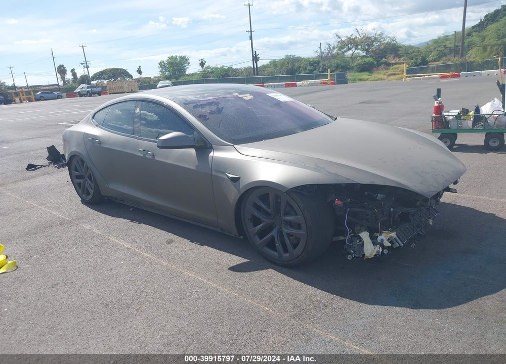 2021 TESLA MODEL S PLAID TRI MOTOR ALL-WHEEL DRIVE VIN: 5YJSA1E6XMF440873