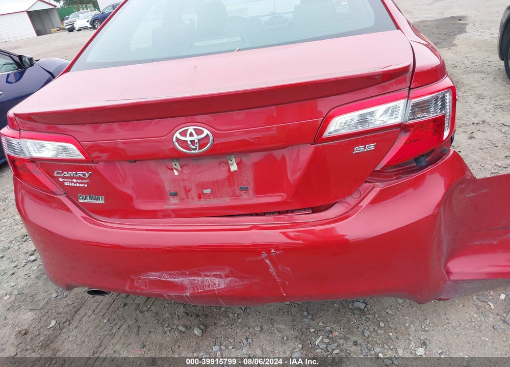 2014 TOYOTA CAMRY SE V6 VIN: 4T1BK1FK8EU552942