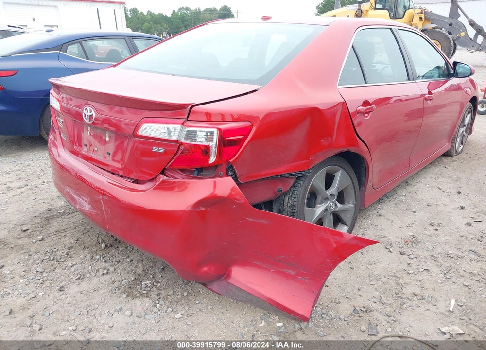 2014 TOYOTA CAMRY SE V6 VIN: 4T1BK1FK8EU552942