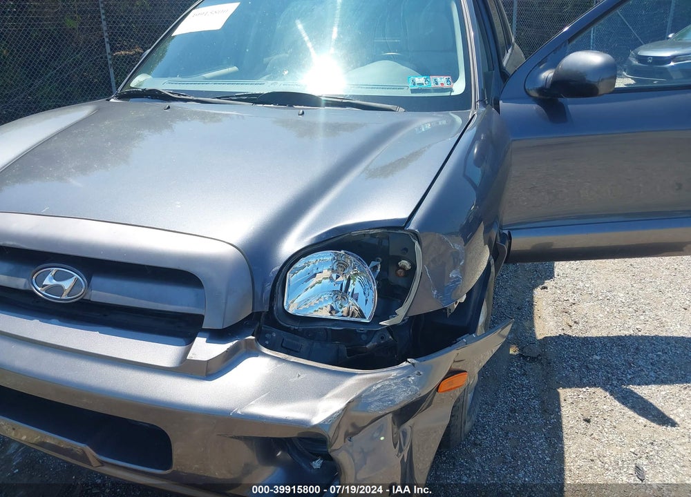 2005 HYUNDAI SANTA FE GLS VIN: KM8SC73D75U962900