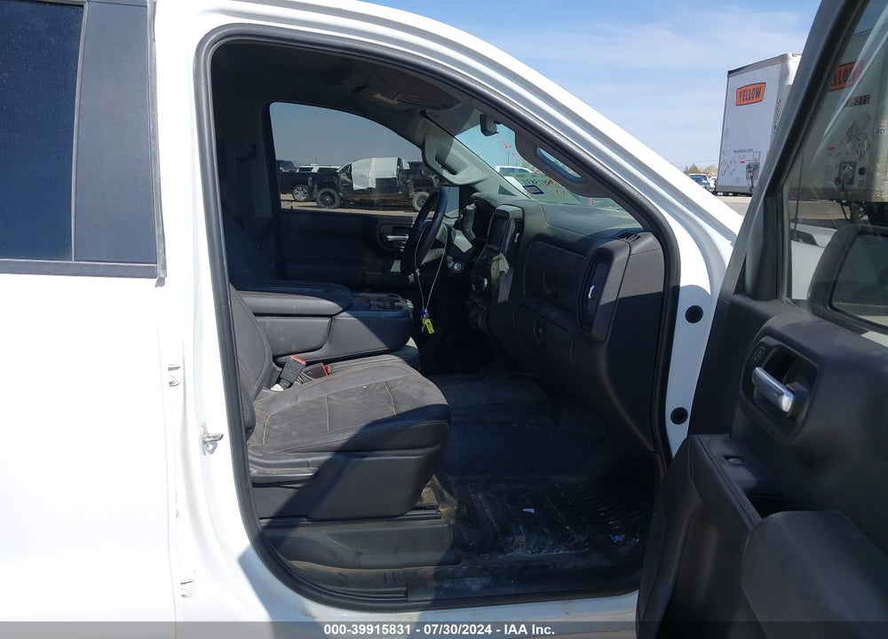 2021 CHEVROLET SILVERADO 1500 4WD SHORT BED WT VIN: 3GCUYAEF6MG244444