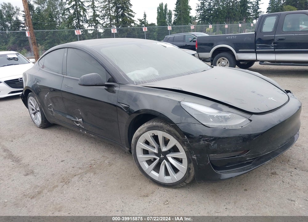 2022 TESLA MODEL 3 LONG RANGE DUAL MOTOR ALL-WHEEL DRIVE VIN: 5YJ3E1EB2NF164633