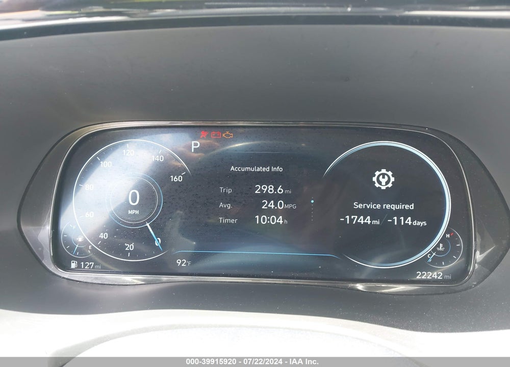 2022 HYUNDAI PALISADE CALLIGRAPHY VIN: KM8R7DHE3NU351586
