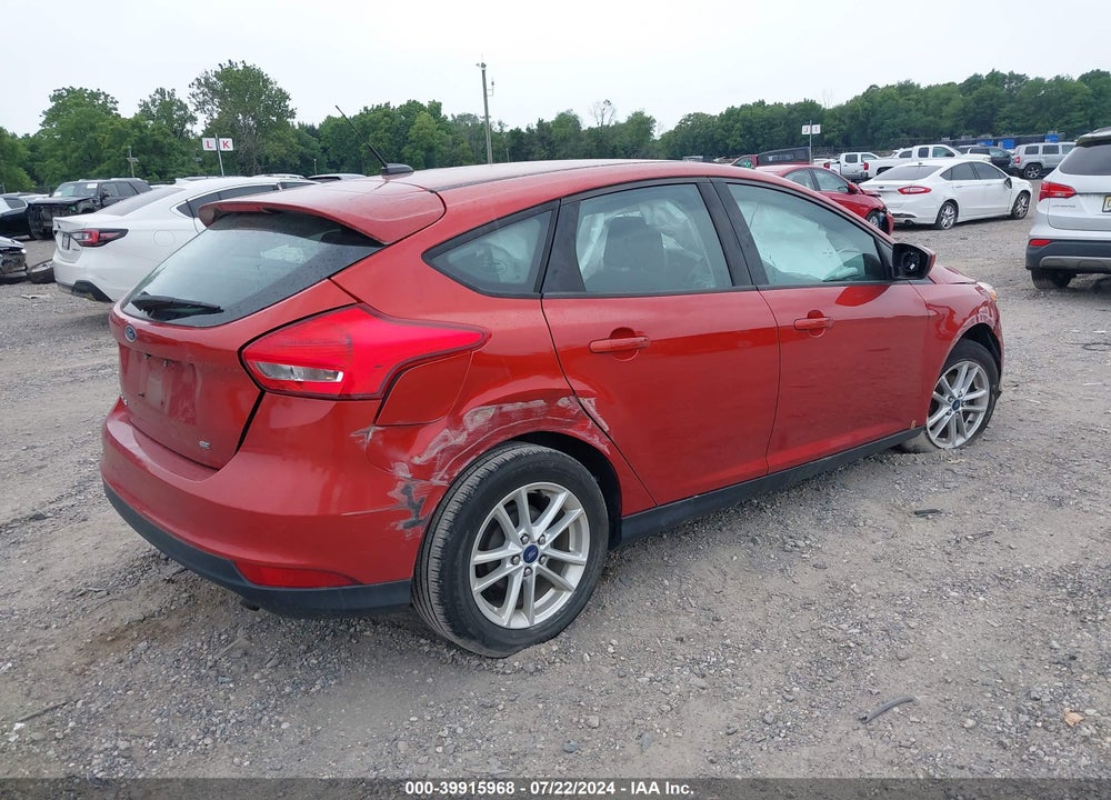 2018 FORD FOCUS SE VIN: 1FADP3K26JL309944