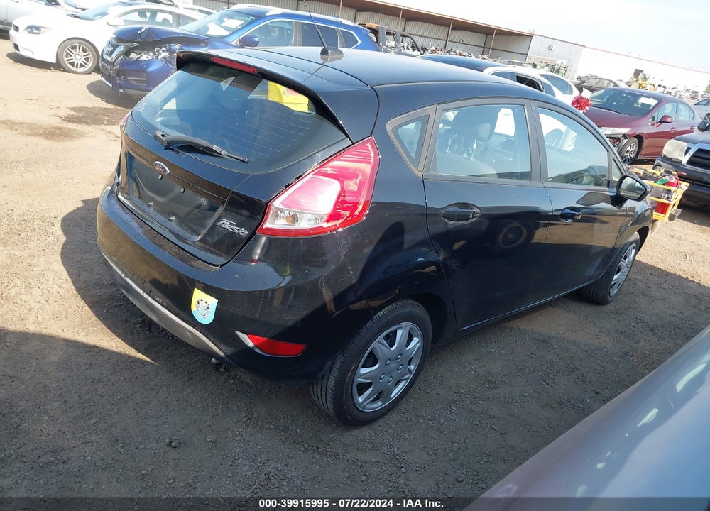 2016 FORD FIESTA S VIN: 3FADP4TJ7GM105964