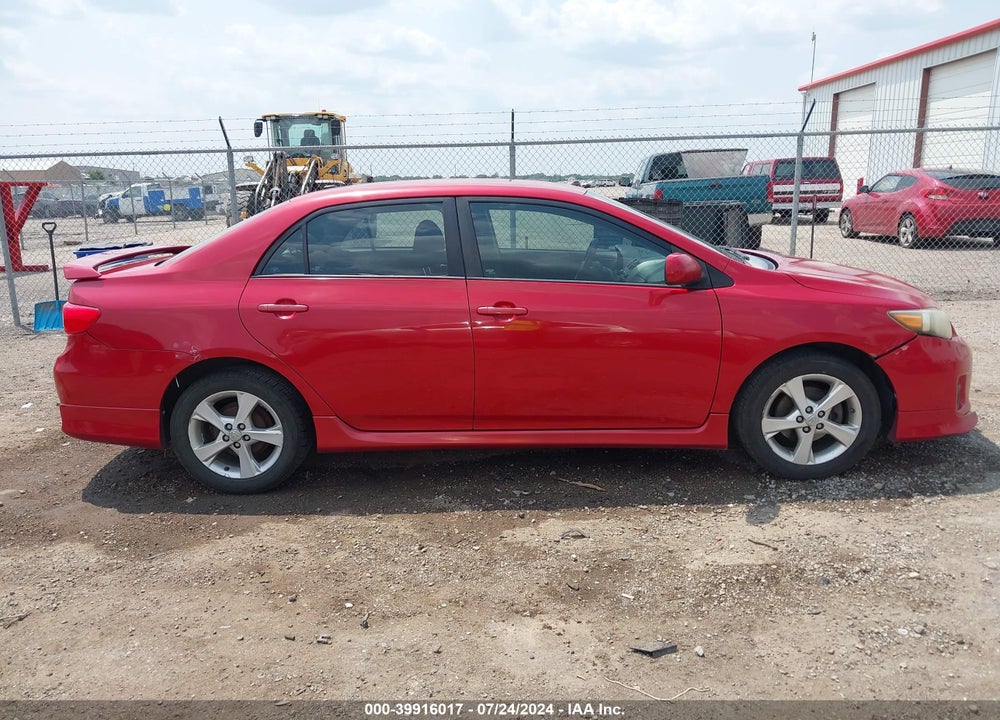 2011 TOYOTA COROLLA S VIN: 2T1BU4EE7BC664569