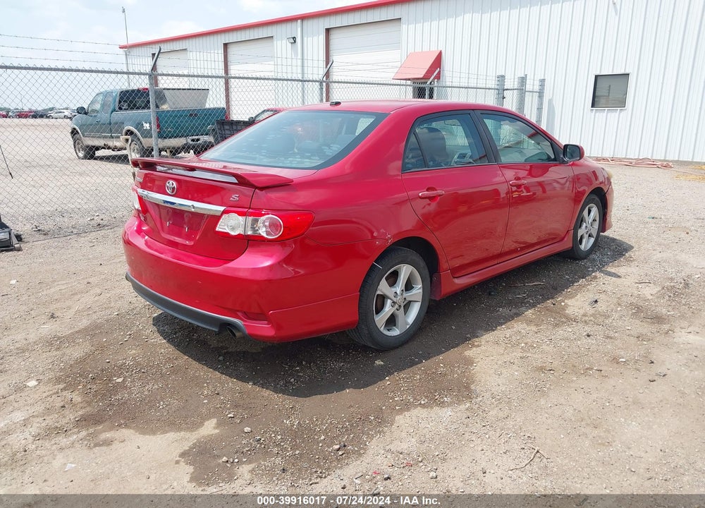2011 TOYOTA COROLLA S VIN: 2T1BU4EE7BC664569