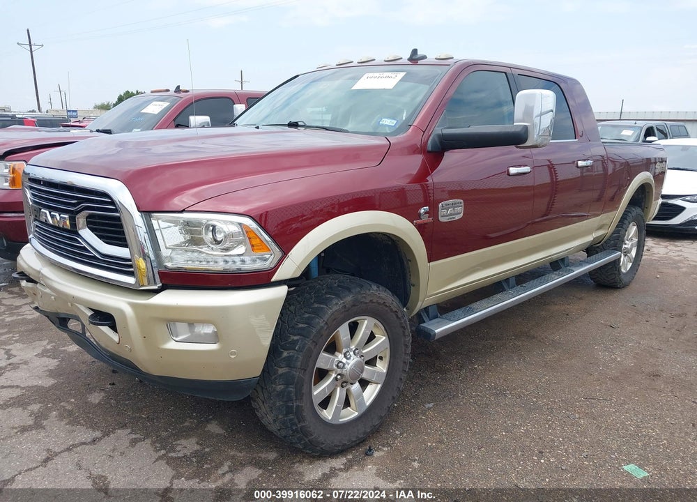 2017 RAM 2500 LONGHORN MEGA CAB 4X4 6'4 BOX VIN: 3C6UR5PL2HG647812