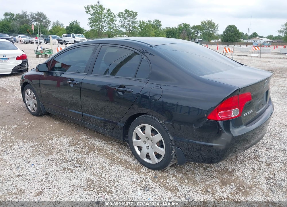 2008 HONDA CIVIC SDN LX VIN: 1HGFA16518L075396