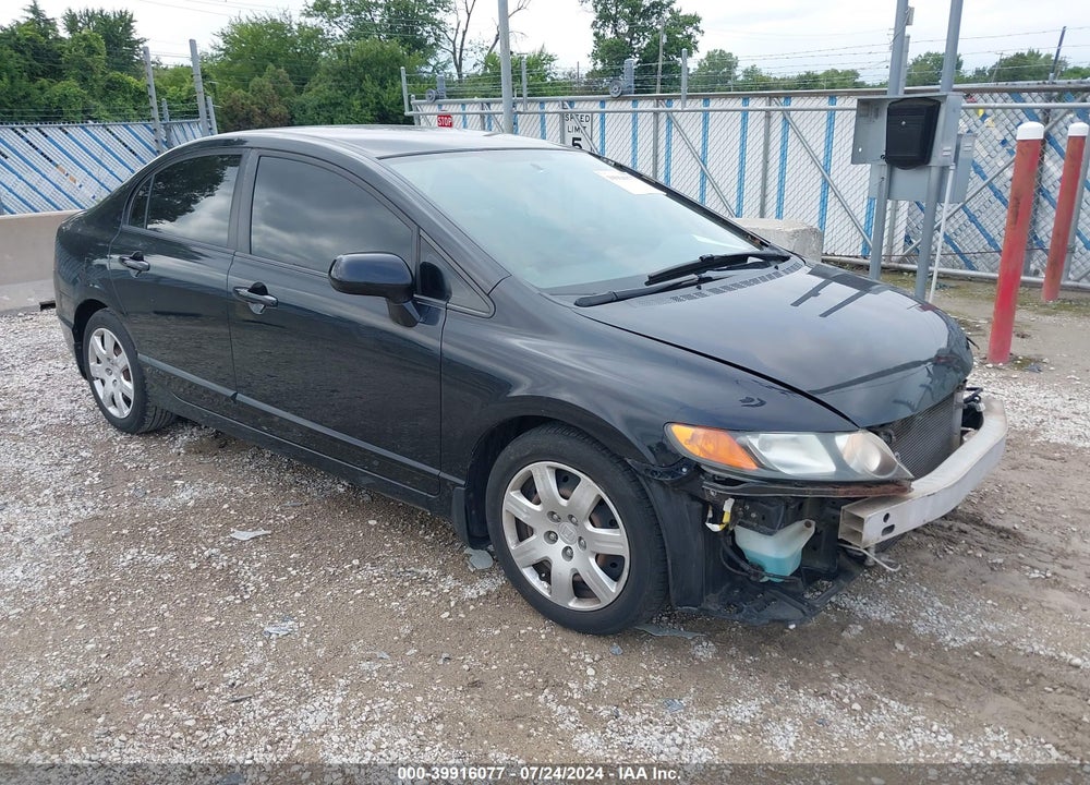 2008 HONDA CIVIC SDN LX VIN: 1HGFA16518L075396