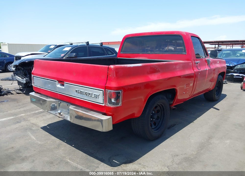 1973 CHEV C10 CAB & CHASSIS VIN: 1703CCM109247