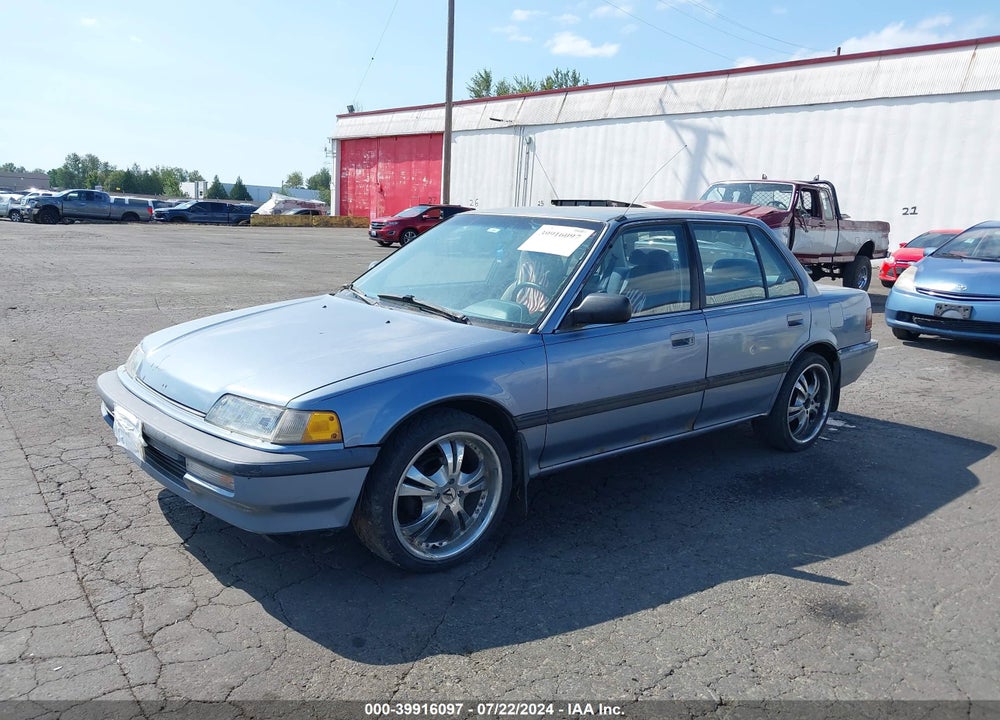 1988 HONDA CIVIC LX VIN: 1HGED3658JA075766