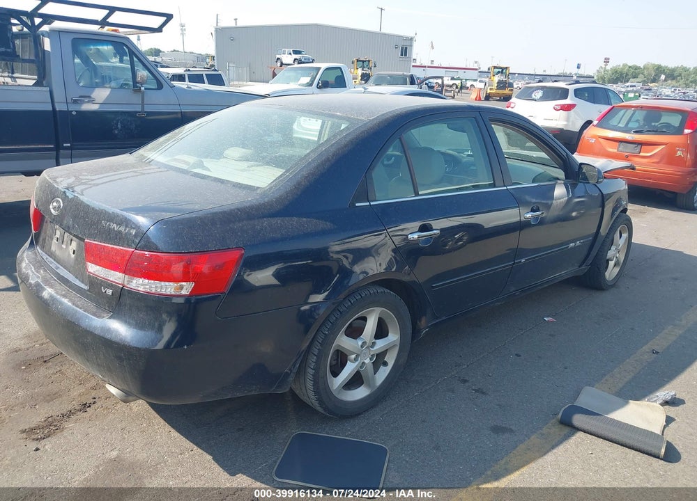 2006 HYUNDAI SONATA GLS V6/LX V6 VIN: 5NPEU46F16H097119