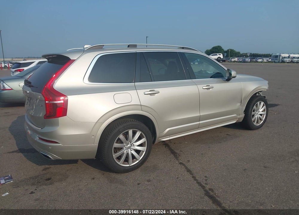 2016 VOLVO XC90 T6 MOMENTUM VIN: YV4A22PK1G1058444