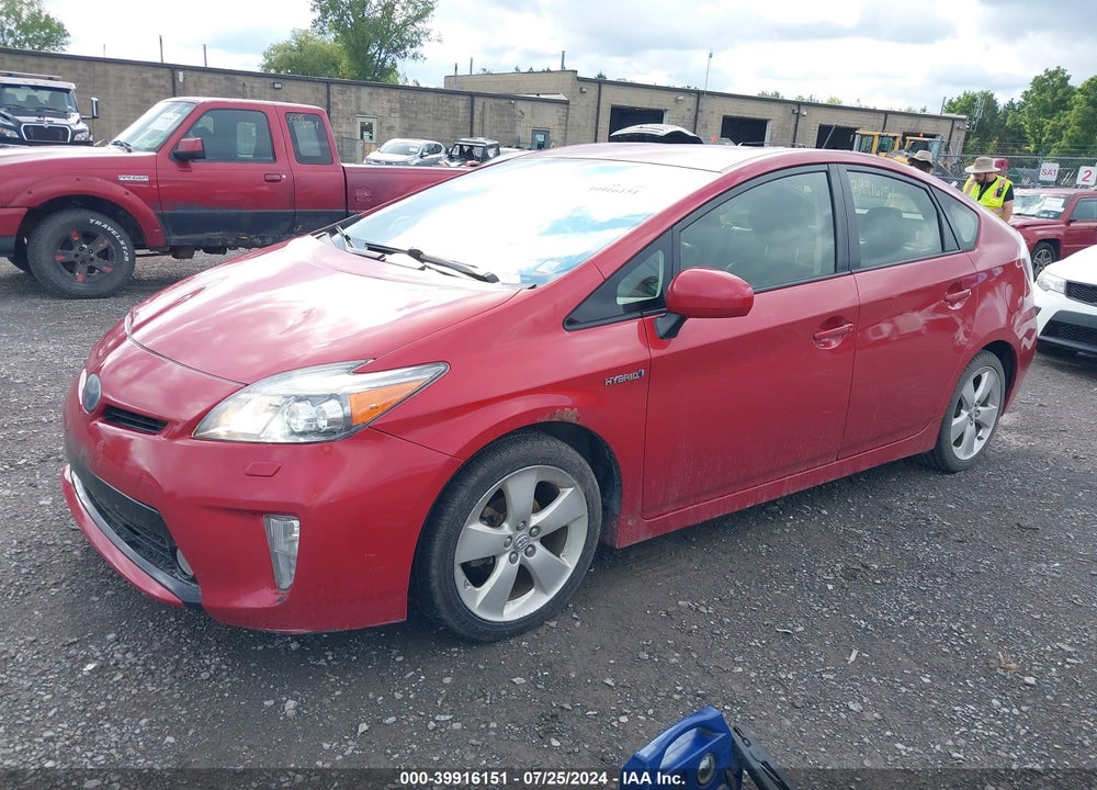 2012 TOYOTA PRIUS FIVE VIN: JTDKN3DU6C1525510