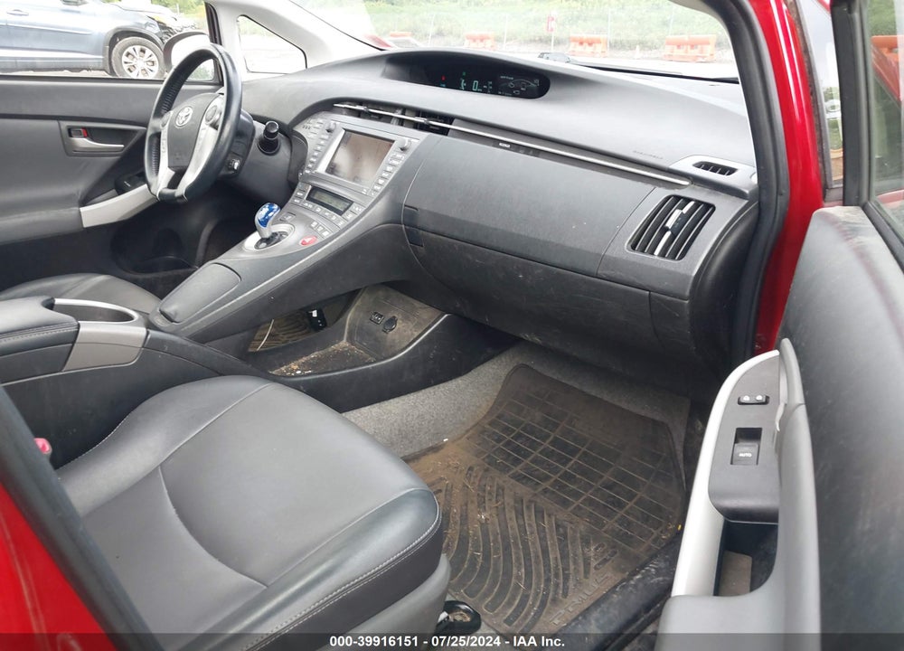 2012 TOYOTA PRIUS FIVE VIN: JTDKN3DU6C1525510