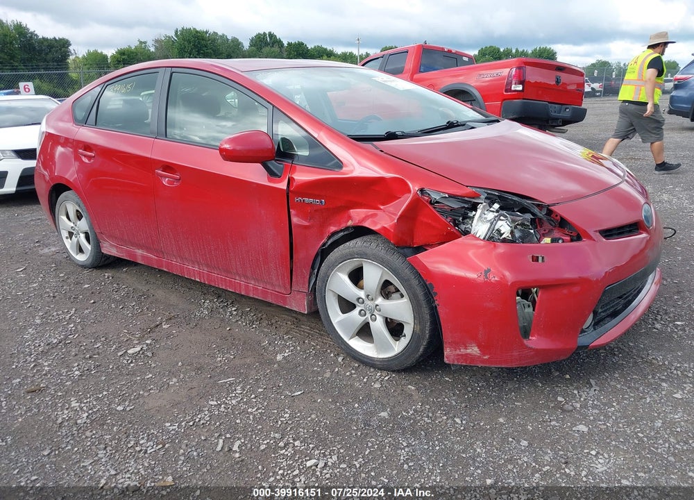2012 TOYOTA PRIUS FIVE VIN: JTDKN3DU6C1525510