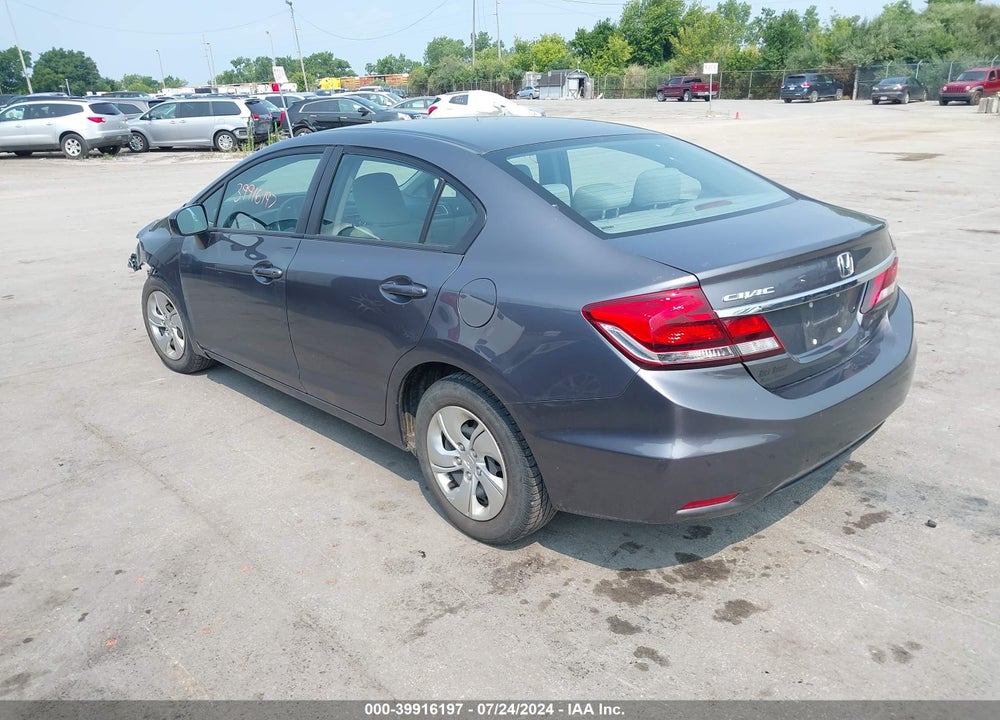2014 HONDA CIVIC LX VIN: 19XFB2F55EE005860