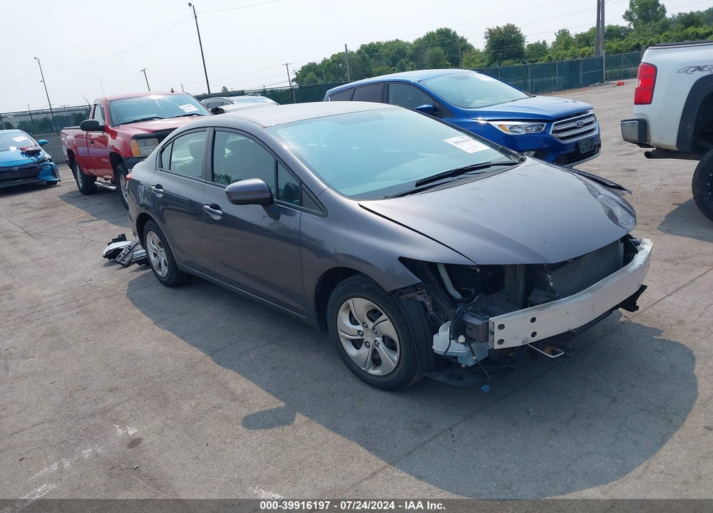 2014 HONDA CIVIC LX VIN: 19XFB2F55EE005860