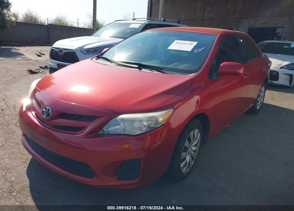 2012 TOYOTA COROLLA LE VIN: 2T1BU4EE4CC824909