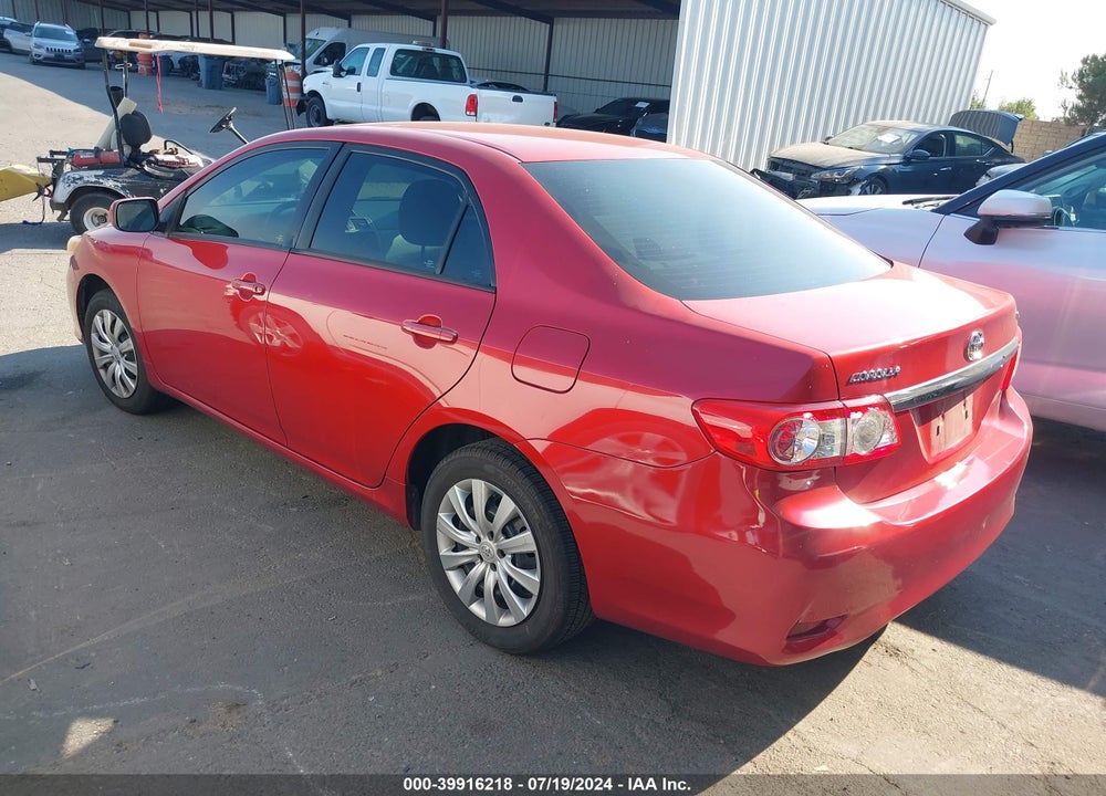 2012 TOYOTA COROLLA LE VIN: 2T1BU4EE4CC824909