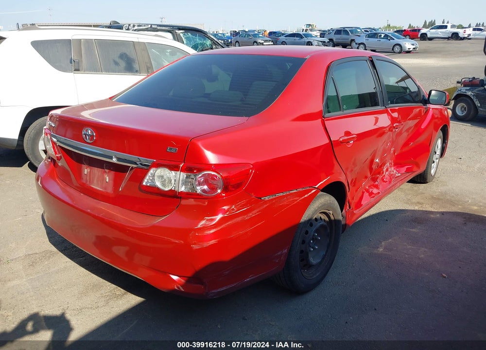 2012 TOYOTA COROLLA LE VIN: 2T1BU4EE4CC824909