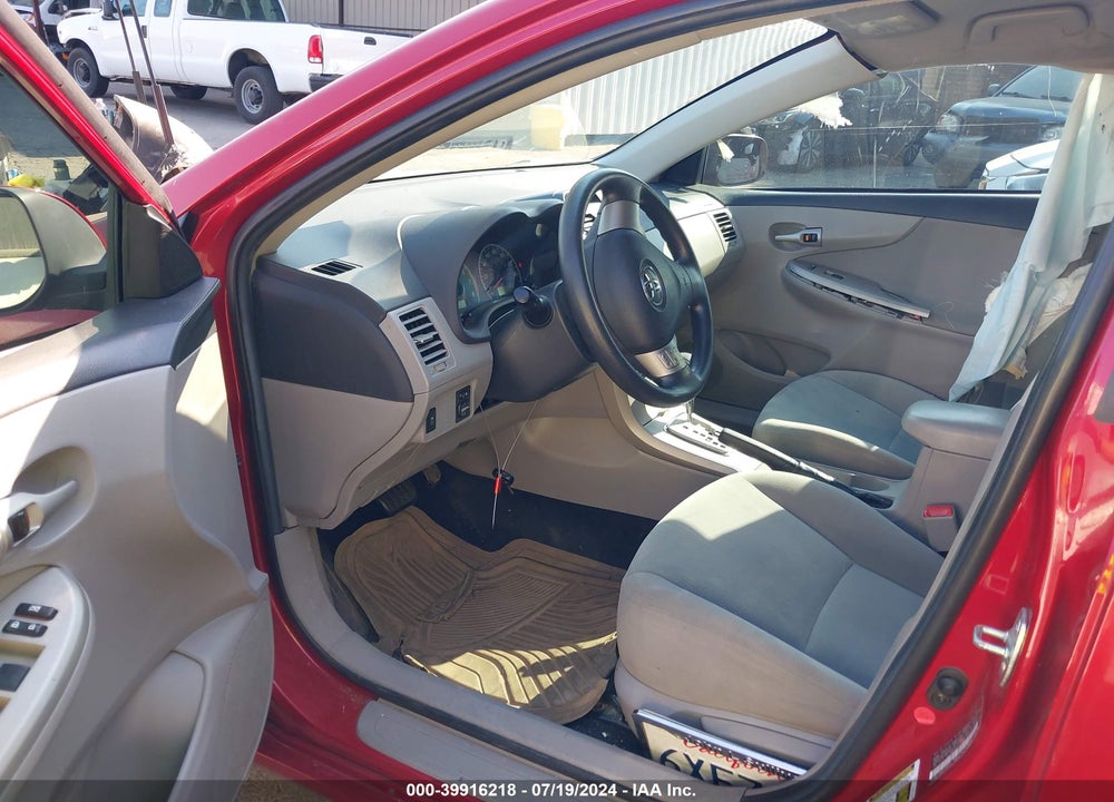 2012 TOYOTA COROLLA LE VIN: 2T1BU4EE4CC824909