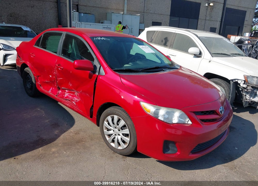 2012 TOYOTA COROLLA LE VIN: 2T1BU4EE4CC824909