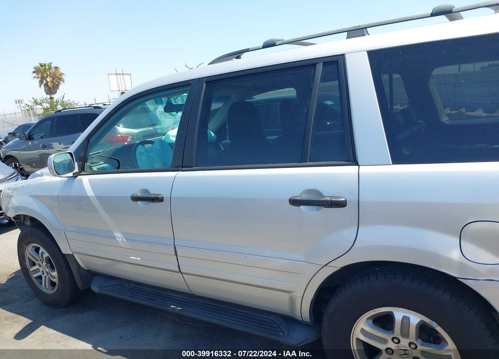 2003 HONDA PILOT EX-L VIN: 2HKYF18723H531393