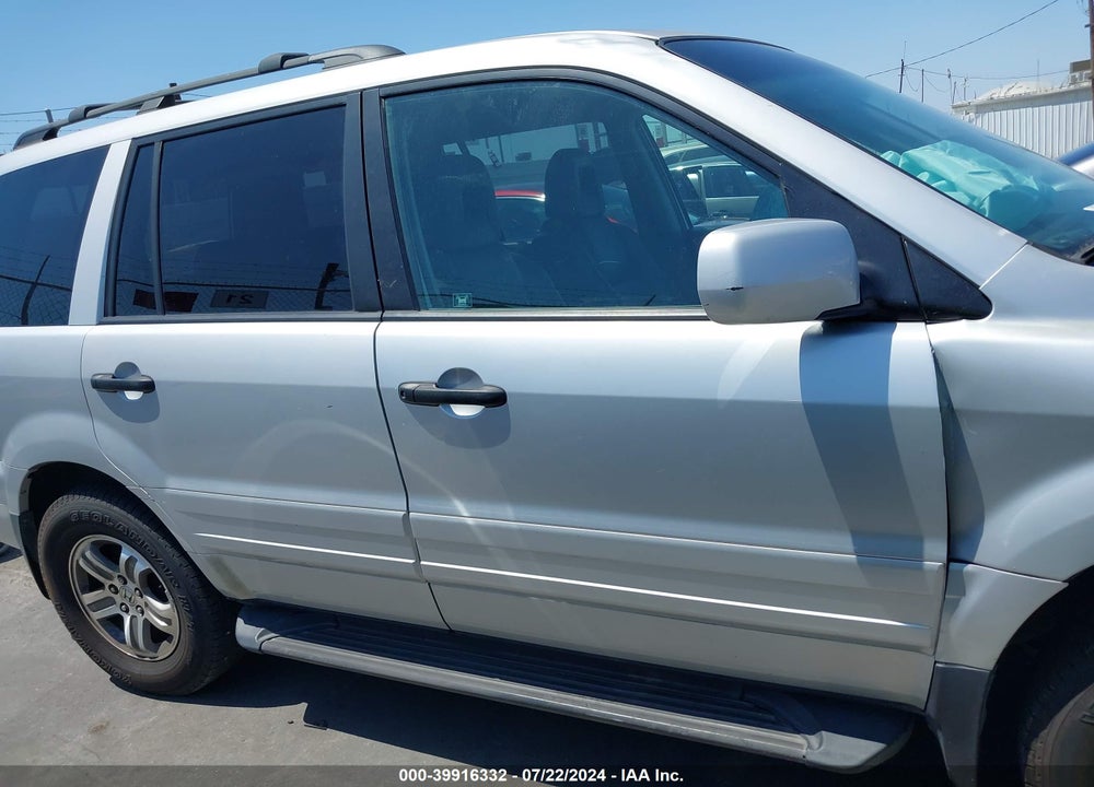 2003 HONDA PILOT EX-L VIN: 2HKYF18723H531393