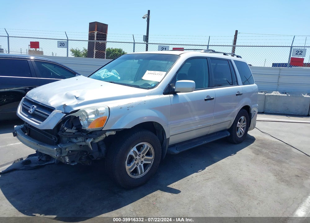 2003 HONDA PILOT EX-L VIN: 2HKYF18723H531393