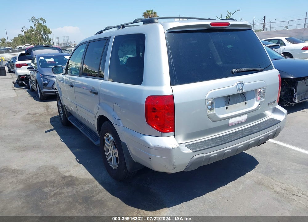 2003 HONDA PILOT EX-L VIN: 2HKYF18723H531393