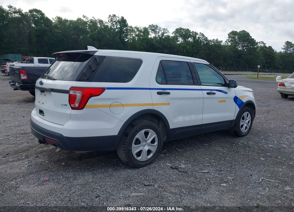 2016 FORD UTILITY POLICE INTERCEPTOR VIN: 1FM5K8AR0GGB74367