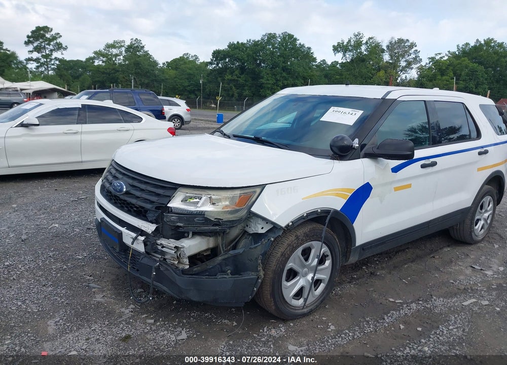 2016 FORD UTILITY POLICE INTERCEPTOR VIN: 1FM5K8AR0GGB74367