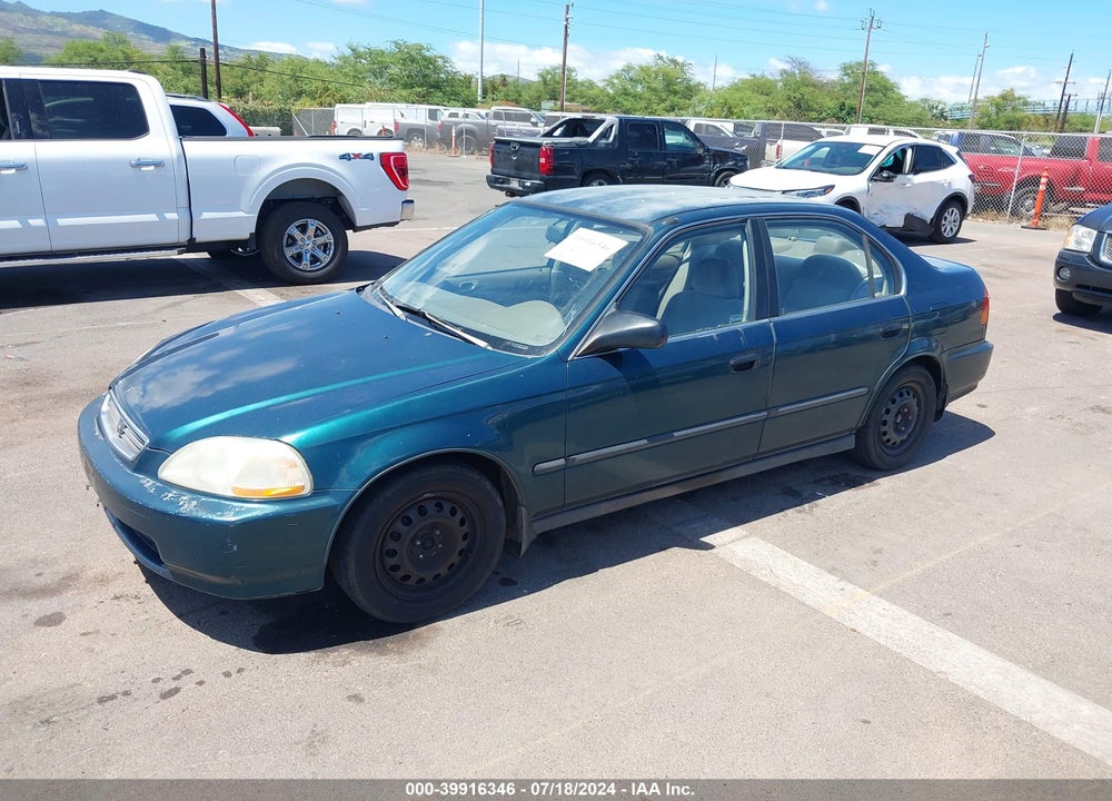 1997 HONDA CIVIC LX VIN: 1HGEJ6676VL020495