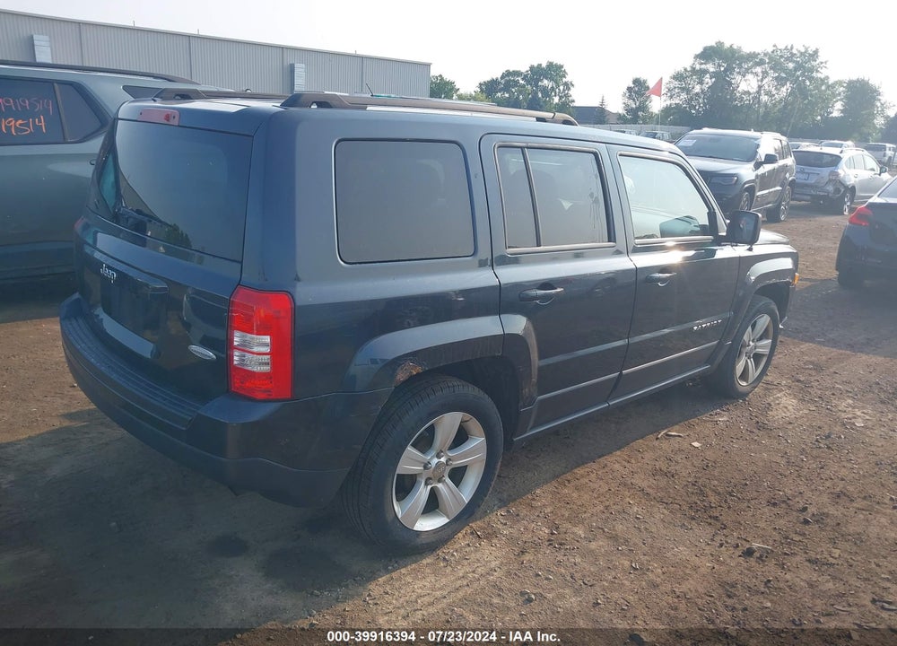 2014 JEEP PATRIOT LATITUDE VIN: 1C4NJPFA4ED587279