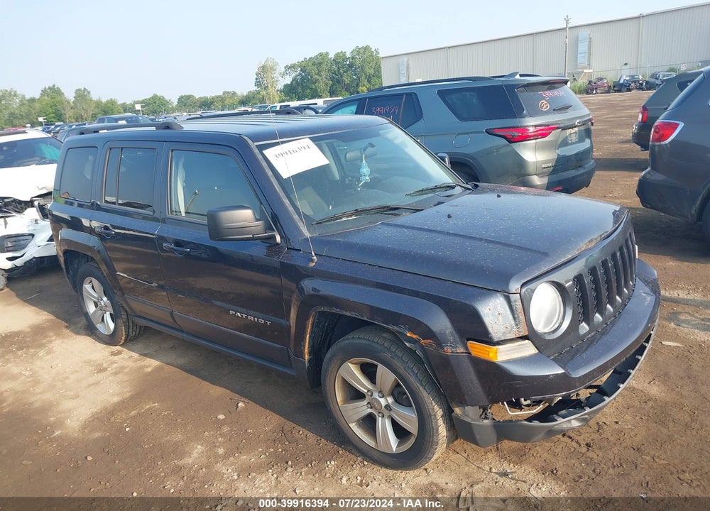 2014 JEEP PATRIOT LATITUDE VIN: 1C4NJPFA4ED587279
