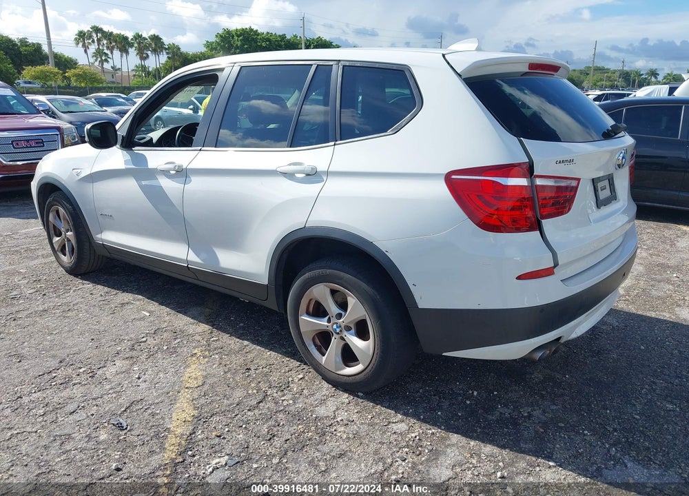 2011 BMW X3 XDRIVE28I VIN: 5UXWX5C50BL701728