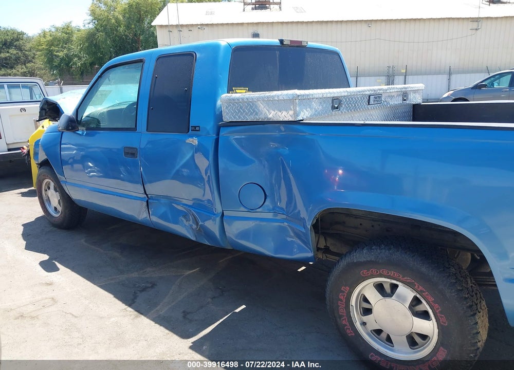 1996 GMC SIERRA C1500 VIN: 2GTEC19R4T1512891