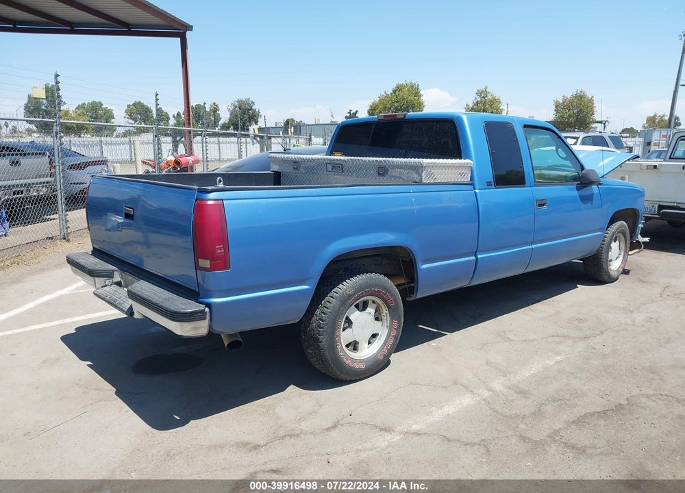 1996 GMC SIERRA C1500 VIN: 2GTEC19R4T1512891